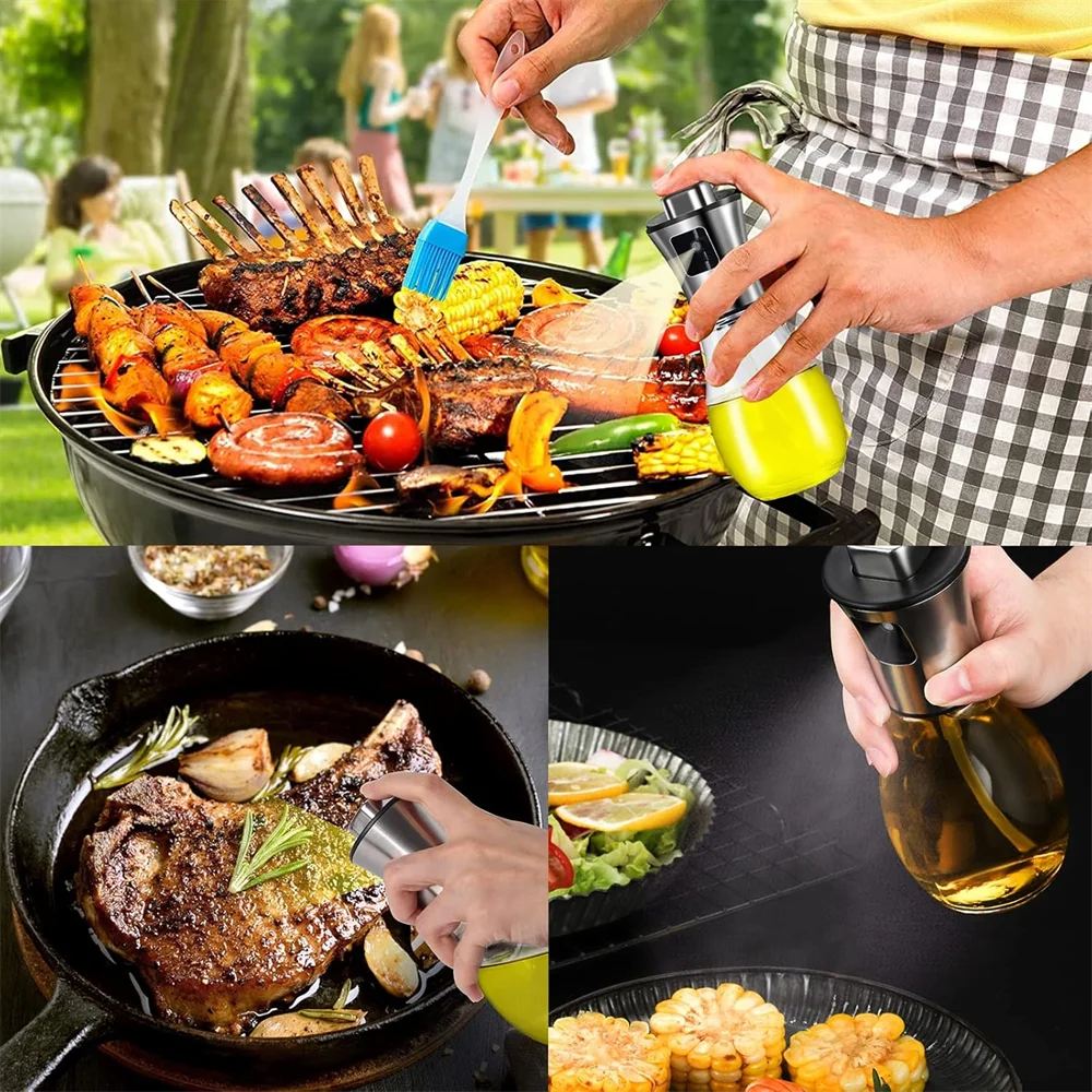 OilControl™ — Glass and Stainless Steel Olive Oil Sprayer